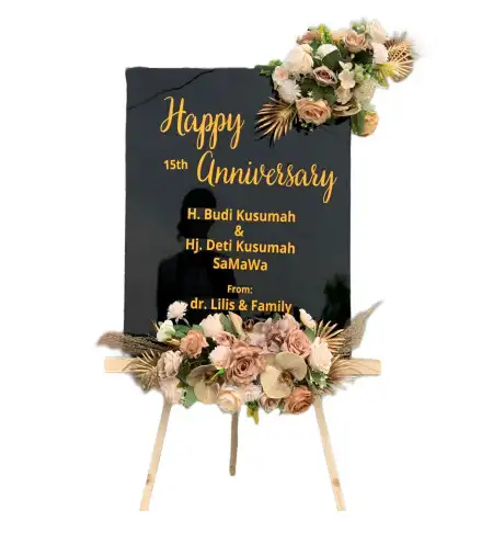 Papan Bunga Akrilik pelabuhan brantas mojokerto