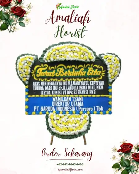 Papan Bunga Duka pelabuhan brantas mojokerto